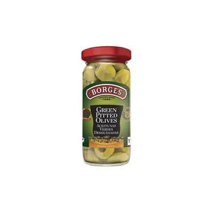 Borges magozott zöld olívabogyó üveges 230g