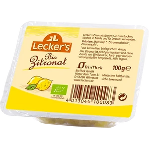 Lecker's bio kandírozott citrom 100g
