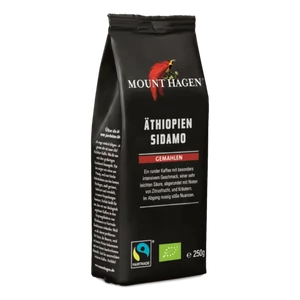 Mount Hagen bio Etióp kávé, őrölt - Fairtrade 250g