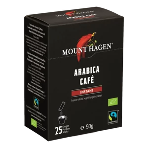 Mount Hagen bio instant kávé adagok 25 x 2g
