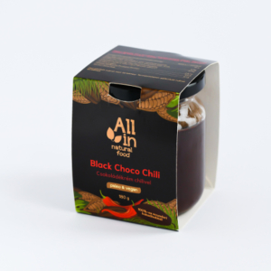 All in natural food Black Choco Chili - csokoládékrém chilivel 180g