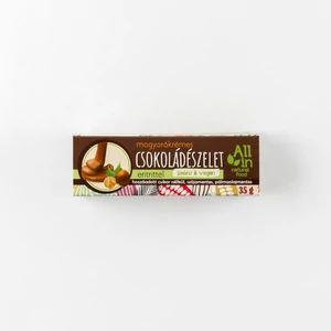 All in natural food mogyorókrémes csokoládészelet eritrittel 35g