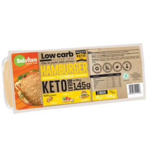 Balviten gluténmentes low carb szénhidrát csökkentett hamburger buci - KETO- 2x85g - 170g