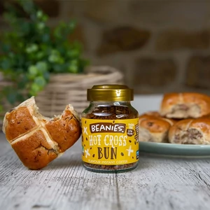 Beanies Hot Cross Bun - mazsolás süti instant kávé 50g