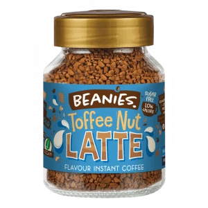 Beanies Toffee Nut Latte - karamellás mogyorós instant kávé 50g