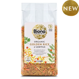 Biona bio arany rizs és lencse 250g