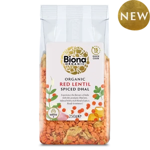 Biona bio fűszeres vöröslencse dhal 250g