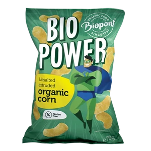 Biopont bio extrudált kukorica, sótlan gluténmentes (Bio Power) 70g