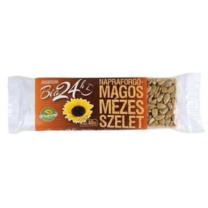 Biopont bio mézes szelet, napraforgós 40g