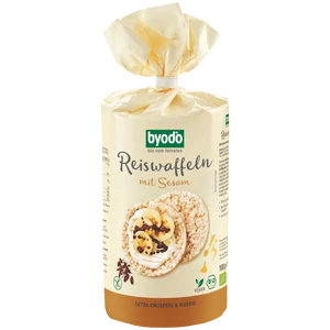 Byodo bio rizsszelet 100g - szezámmal