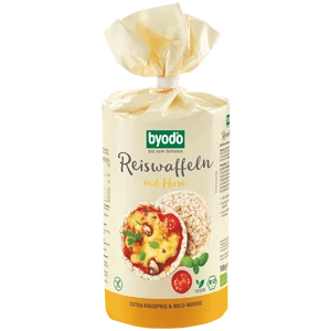 Byodo bio rizsszelet 100g - kölessel