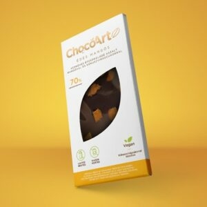 ChocoArtz édes mangós étcsokoládé kókuszvirágcukorral 70g