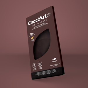 ChocoArtz kézműves 70%-os étcsokoládé 80g