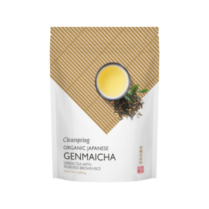 Clearspring bio japán Genmaicha tea - ömlesztett 90g