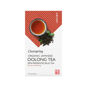 Clearspring bio japán Oolong fermentált kék tea - 20 filter 36g