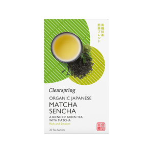 Clearspring bio japán Matcha Sencha tea - 20 filter 36g
