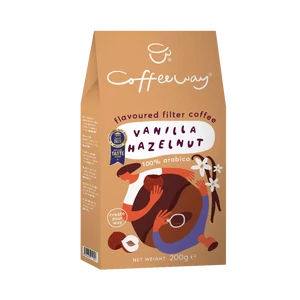 Coffeeway őrölt filter kávé Vanilla Hazelnut - vaníliás mogyoró 200g