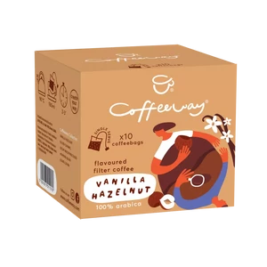 Coffeeway filteres kávé Vanilla Hazelnut - vaníliás mogyoró 75g