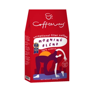 Coffeeway őrölt filter kávé Morning Blend 200g