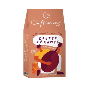 Coffeeway őrölt filter kávé Salted Caramel - sós karamellás 75g