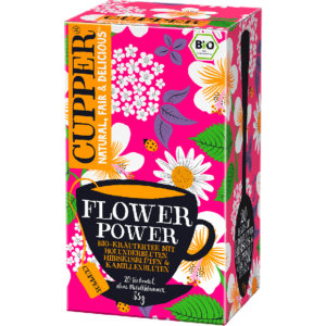 Cupper bio Flower Power - élénkítő tea - 20 filter 35g