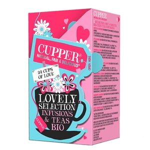 Cupper bio Lovely Selection - tea válogatás - 24 filter 43g