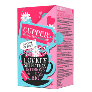 Cupper bio Lovely Selection - tea válogatás - 24 db 43g