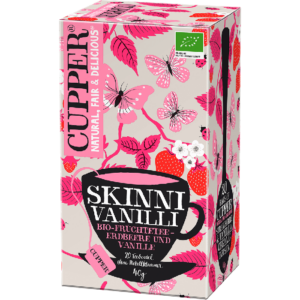 Cupper bio Skinni Vanilli - vaníliás gyümölcstea - 20 filter 40g