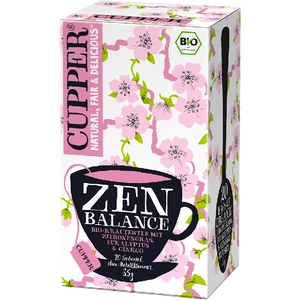 Cupper bio Zen Balance Tea - egyensúly tea 20 filter 35g