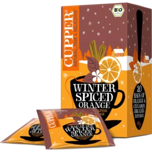 Cupper Winter Spice Orange - téli fűszeres narancs bio tea - 20 filter 50g