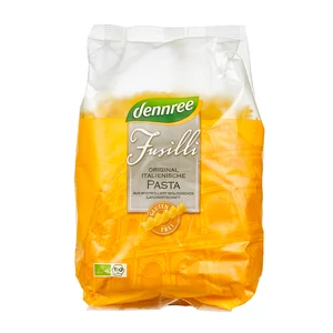 Dennree bio gluténmentes kukorica-rizs fusilli tészta 500g