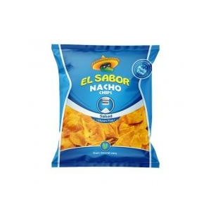 El Sabor gluténmentes nacho chips - sós 225g