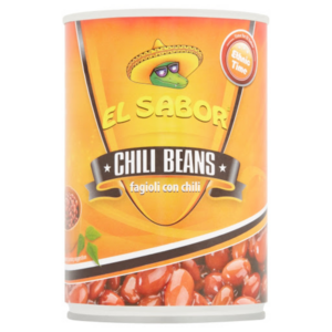 El Sabor mexicói chilis bab konzerv 410g