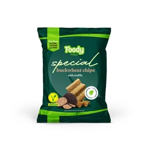 Foody Free gluténmentes hajdina chips szarvasgombával 45g