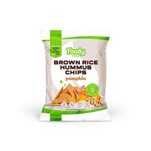 Foody Free gluténmentes barnarizs és hummus chips sütőtökkel 50g