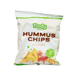 Foody Free gluténmentes hummus chips céklával 50g