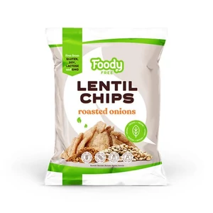 Foody Free gluténmentes lencse chips pirított hagymával 50g