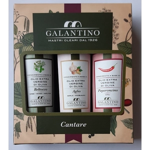 Galantino Cantare - ízesített extra szűz olívaolaj válogatás 3x100ml