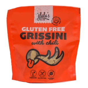 Glulu&#039;s cukormentes chilis grissini 100g