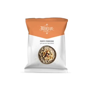 Hester&#039;s Life Poppy Porridge - Almás-Mákos Zabkása 50g