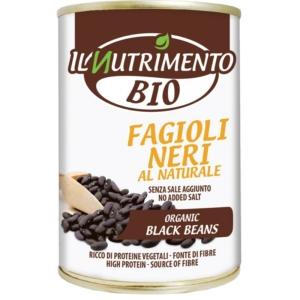 Il Nutrimento bio fekete bab konzerv 400g