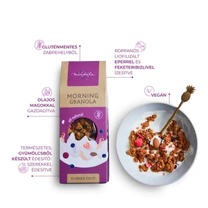 Mendula Morning Granola: meggyes-feketeribizlis granola mandulával 300g