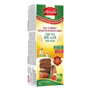 Molendini fügével töltött gluténmentes datolyás keksz 180g