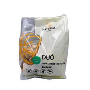 Natural gluténmentes duó keksz - kókuszos kakaós 150g