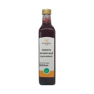 Natural feketeáfonyalé 500ml