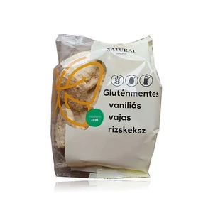 Natural gluténmentes rizskeksz - vajas-vaníliás 100g