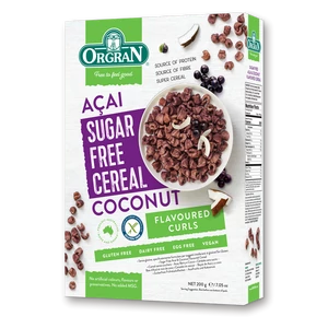 Orgran gluténmentes és cukormentes vegán acai-kókusz reggeli ropogós 200g