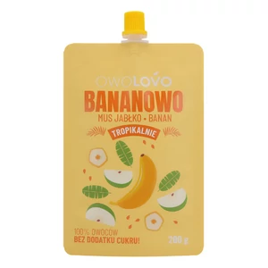 Owolovo 100% alma-banán trópusi gyümölcspüré 200g