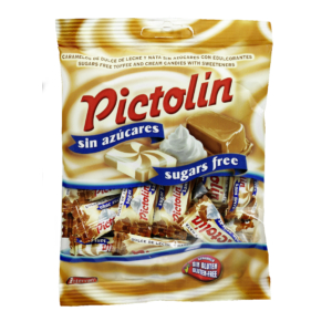 Pictolin cukormentes toffee karamellás cukorka 65g