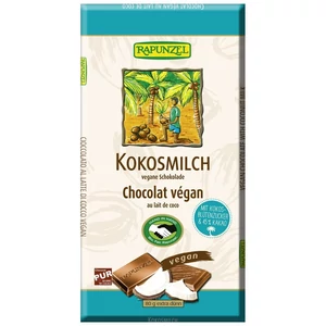 Rapunzel bio vegan kókusztejes csokoládé kókuszvirágcukorral 80g